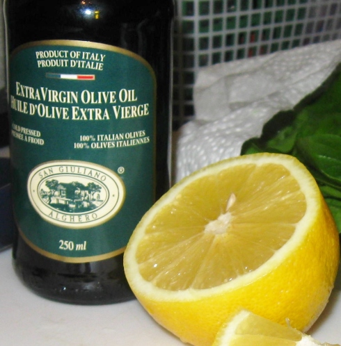 Extra-virgin Olive Oil and Lemons