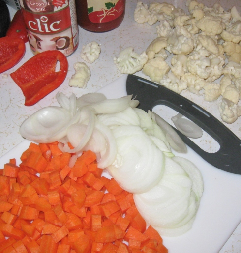 Prep all vegetable before starting to cook.